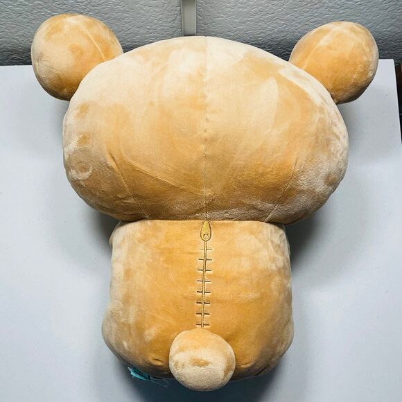 NWT SAN-X Rilakkuma Big Happy Holiday Picnic Collection: Burger Rilakkuma 15” - Picture 2 of 3